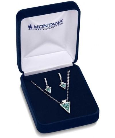 Pointed Path Turquoise Jewelry Set - JS5777 $35.70 Jewelry Sets