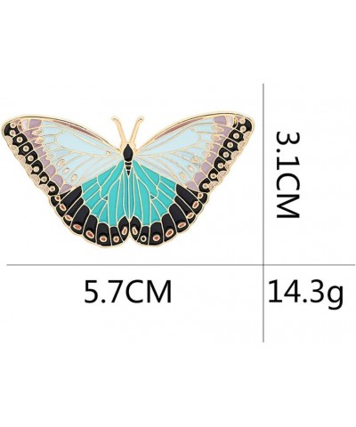 1 Pcs Cartoon Butterfly Brooch Enamel Pin Collar Badge Cute Animal Shape Corsage for Women $5.72 Brooches & Pins