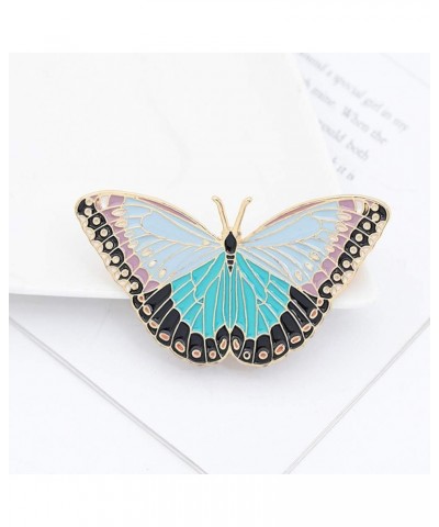 1 Pcs Cartoon Butterfly Brooch Enamel Pin Collar Badge Cute Animal Shape Corsage for Women $5.72 Brooches & Pins