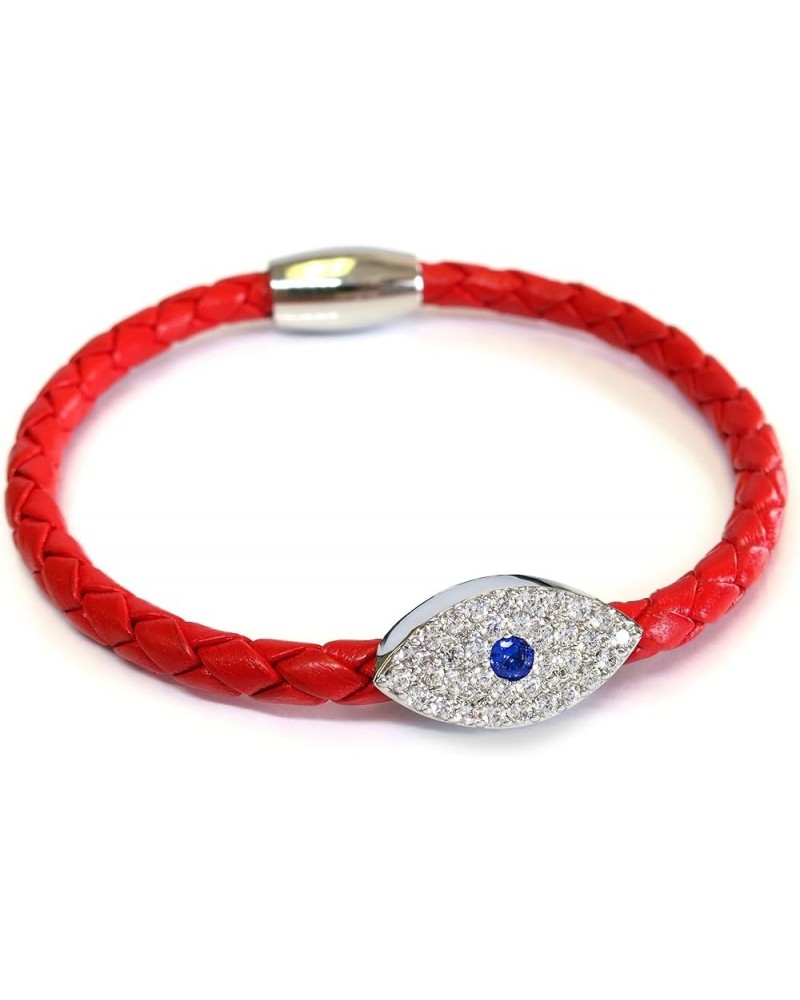 Leather Evil Eye Bracelet for Women - Our Stylish Protective Eye Bracelet Repels Negativity to Keep you Safe - Made in the US...