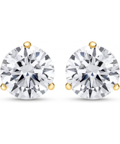 3/4-5 IGI Certified LAB-GROWN Round Cut Diamond Earrings 3 Prong Push Back Value Collection (D-E COLOR, VS1-VS2 CLARITY) 1.75...