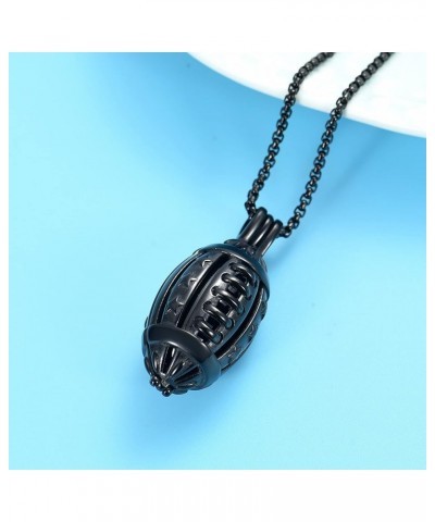 Cremation Jewelry Urn Necklace for Ashes America Football/Basketball Keepsake Urn Pendant Memorial Ash Urn Jewelry for Women ...