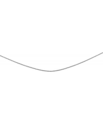 Sterling Silver 1mm Thin Cable Rolo Choker Size Chain Necklace for Pendants, 13” + 3” Sterling Silver $10.78 Necklaces