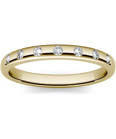 Forever One 1.5mm Round Moissanite Stackable Ring $130.91 Rings