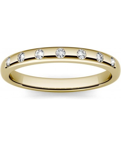 Forever One 1.5mm Round Moissanite Stackable Ring $130.91 Rings