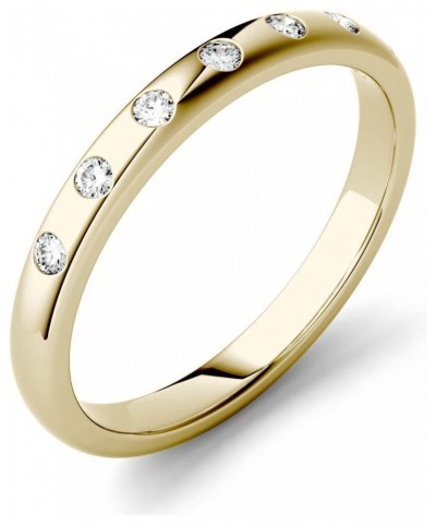 Forever One 1.5mm Round Moissanite Stackable Ring $130.91 Rings