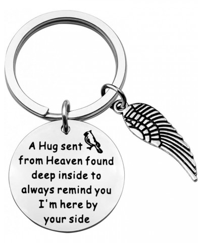 Red Cardinal Keychain Cardinal Memorial Gift A hug from heaven Keychain Good Luck Cardinals Gift Bird Wing Key $8.24 Pendants