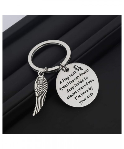 Red Cardinal Keychain Cardinal Memorial Gift A hug from heaven Keychain Good Luck Cardinals Gift Bird Wing Key $8.24 Pendants