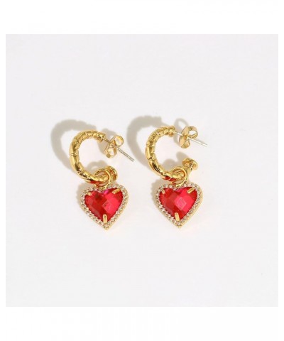 Earringswomen's Earringsfashion Earringseuropean and American Style Earringspersonalized Heart-Shaped Earringsblack Love Peac...