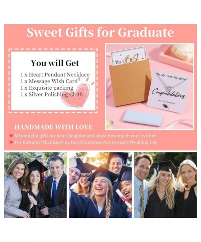 Graduation Gifts for Her Necklace Inspirational Graduation Gift, High School Graduate Gifts Jewelry for Best Friend or Daught...